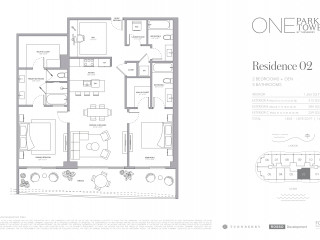 One Park Tower by Turnberry - plan #100