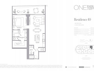 One Park Tower by Turnberry - plan #108