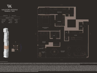 Waldorf Astoria Residences - plan #20