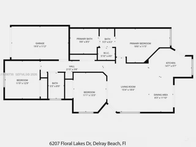 Дом в аренду по адресу 6207 Floral Lakes Dr 6207 - фото 7306845