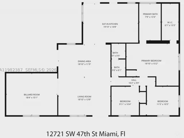 Продажа дома по адресу 12721 SW 47th St - фото 9232761